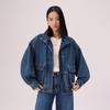 Levis Relaxed Versatile Lantern Sleeve Denim Jacket Women jackets 005NQ-0001