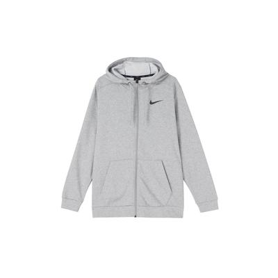 Dry Hoodie Full-Zip Fleece Jacket Men Outerwear Light-Grey CZ6377-063