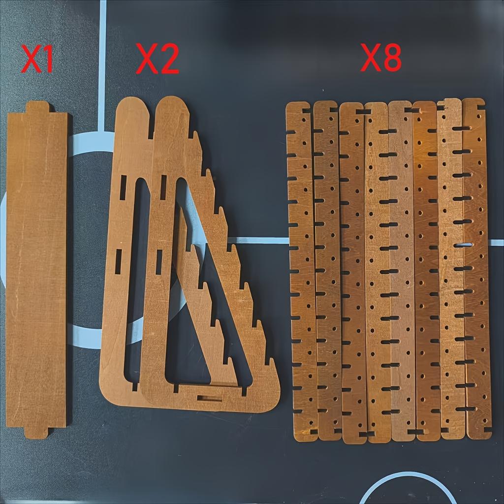 Mehrschichtiger Massivholz-Ohrringständer Halter Hohe Kapazität Schmuckaufbewahrung Organizer Regal Zuhause Wohnzimmer Schlafzimmer Schreibtisch