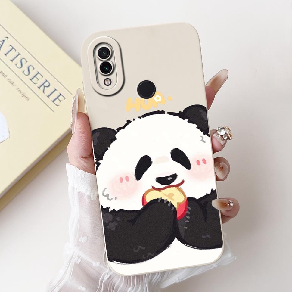 For Xiaomi Redmi Note 7 Case Cute Panda Cartoon Painted Cover Soft Silicone Phone Case For Redmi Note 7 Note7 Back Covers Bumper