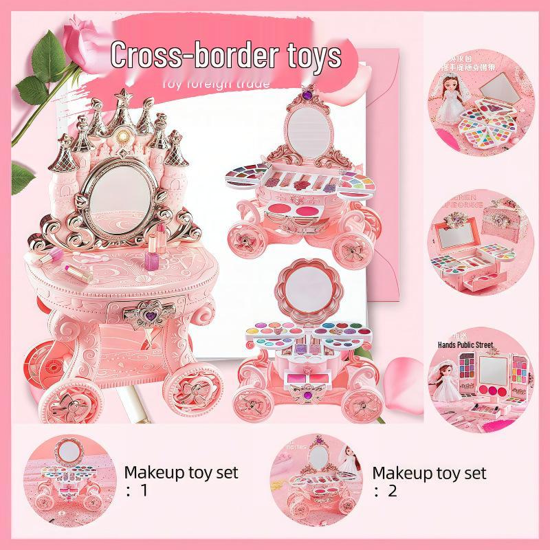 

Children s Toy Cosmetics Playhouse Makeup Set Diamond Backpack