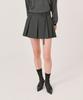 GRASPLAN Mini Pleats Skirt_Charcoal