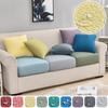 Funda de Cojín para Sofá Jacquard Impermeable Color Sólido Elástica Fundas Deslizantes para Sofá Funda de Sofá Couch de Spandex Extraíble Sala de Estar Hogar