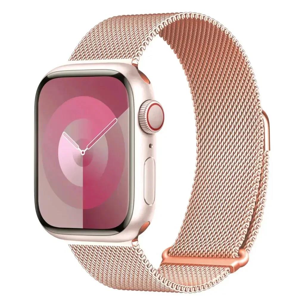 Milánský smyčkový řemínek pro Apple Watch Band 46mm 45mm 44mm 40mm 41mm Pride Náramek iwatch Řada 12/11/10/9 8 7 SE3/Ultra 3 4 49mm 3