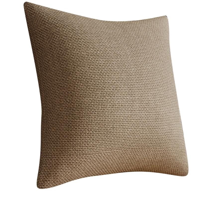 

Sofa Backrest Cushion Cover for Home Office Use Polyester Materials Easy Maintenance 45CM коричневий