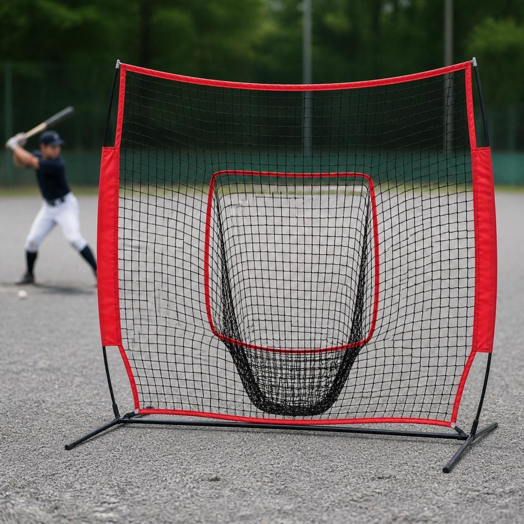 Baseball Batting Net with Target Portable for Backyard, Coaches