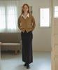 YUPPE Wool Line Skirt_Black