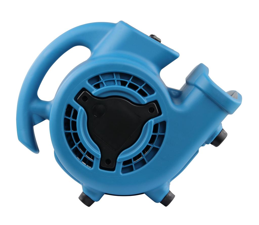 Vloerblazer XPOWER P-80A Mighty Air Mover met Stopcontacten, Tapijtdroger, Vloerdroger 3 snelheidsinstellingen, 4-hoek droogposities