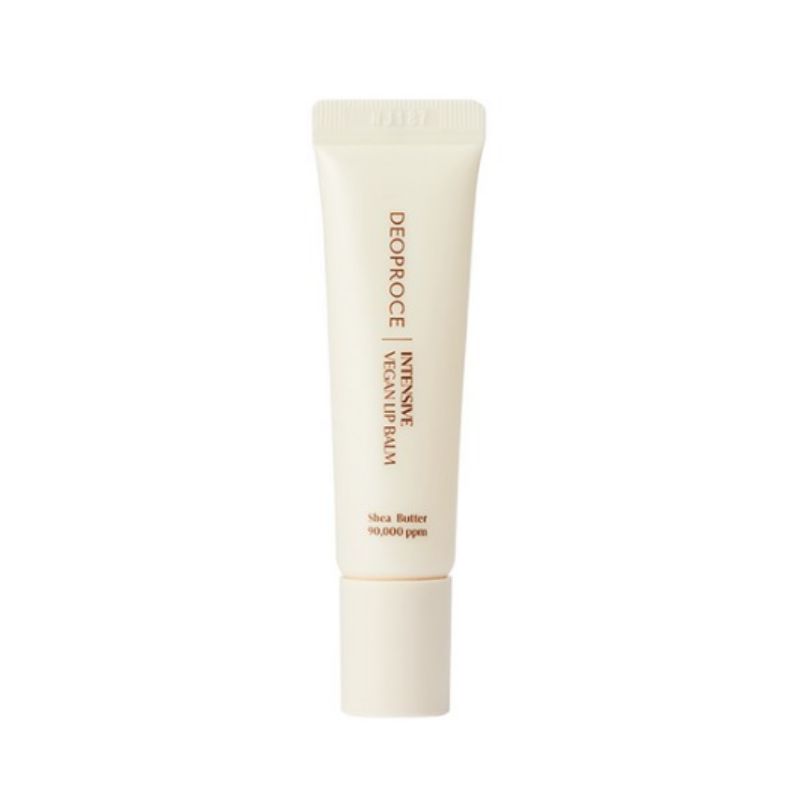 DEOPROCE Shea Butter Intensive Vegan Lip Balm 10g – Deep Moisturizing Lip Care for Dry & Chapped Lips