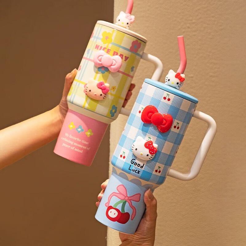 

XiangLeMei Large Insulated Straw Tumbler