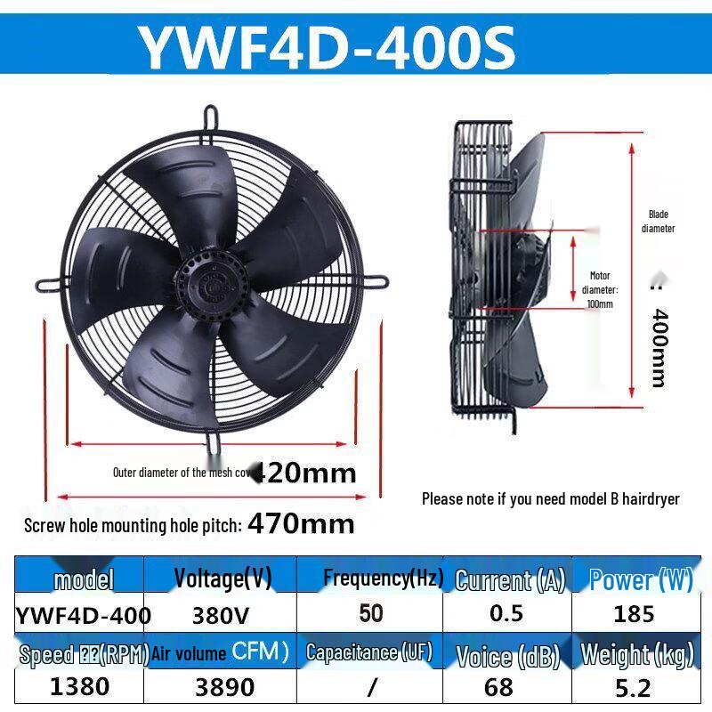 Aokewen YWF4D External Rotor Axial Flow Fan