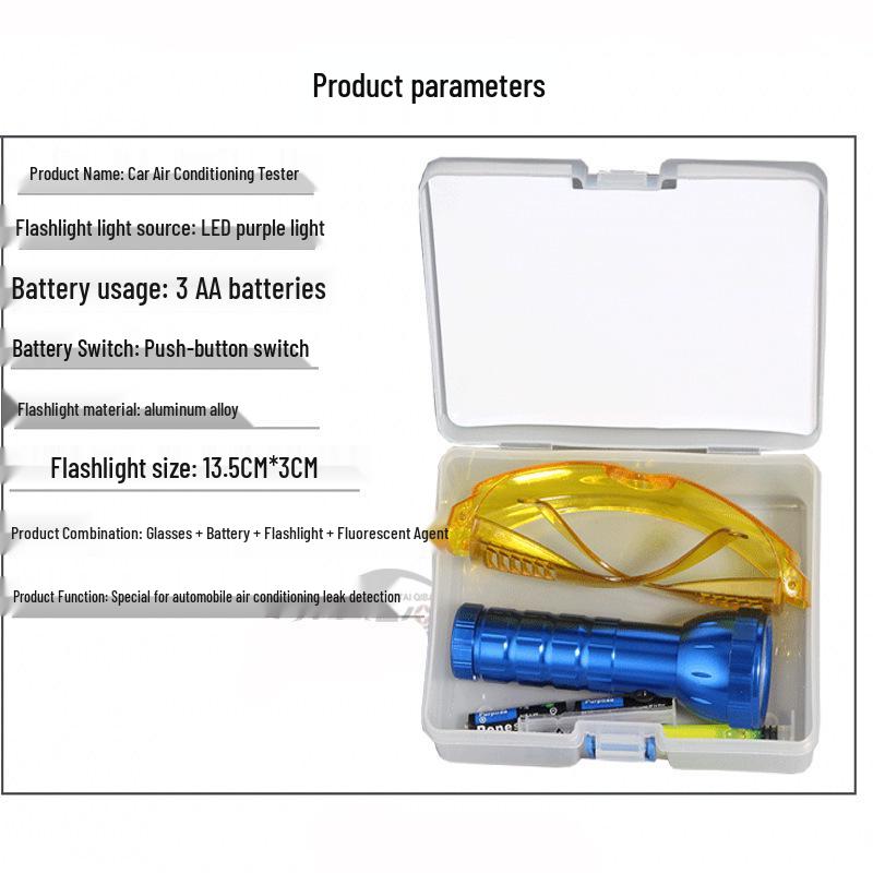 Fluorescent Leak Detection Tool for Car AC and Refrigeration Systems
