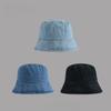 Solid Color Bucket Hat Washed Denim Fisherman Cap New Sun Hat  Travel