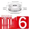 Dual-Sided Flat Timing Pulley: 5M50 Teeth, Width Options 11/16/21/27AF, Bore Size 8-30.