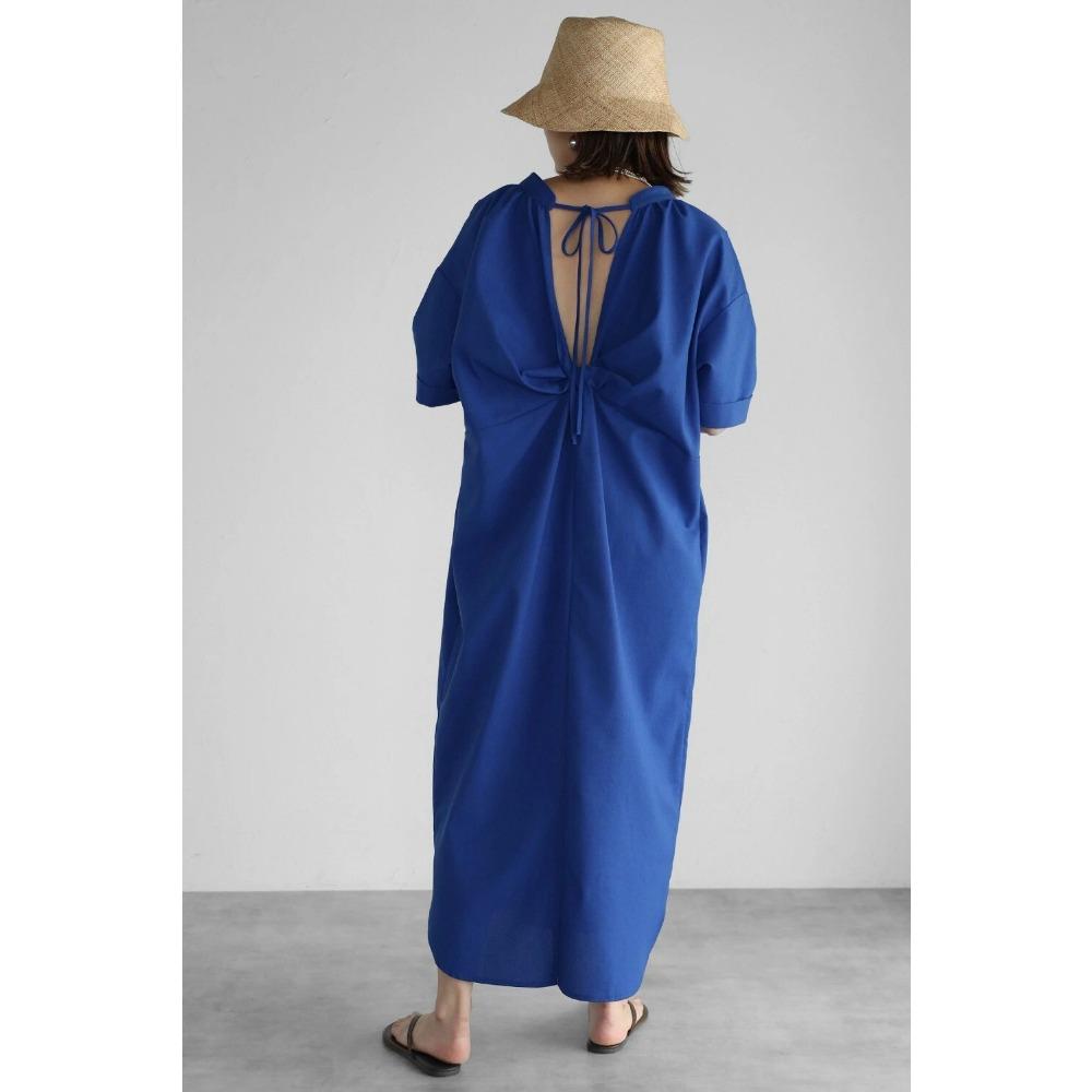 DIMANAF 2025 Plus Size New Dress Women Solid Short Sleeve V-Neck Long Summer Style Loose Basic