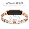 Rhinestone Decor Metal Watchband for Xiaomi Mi Band 4/3