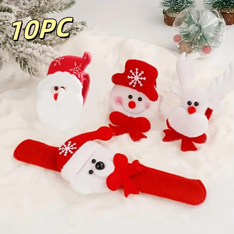 Bransoletki Świąteczne Zabawki Bałwan Renifer Święty Mikołaj Pierścionki Świąteczne Prezenty Świąteczne Zabawki dla Dzieci Dekoracje Świąteczne dla Dorosłych