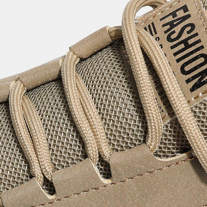 Summer Retro Style Men Climbing Shoes Outdoor Anti-slip Wear-resistant Thickness Sneakers Hiking Shoe Fashion Safty Works Shoes