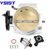 92mm/102mm Throttle Body For LS1 LS2 LS3 LS6 LS7 LSX Car Modification Parts Black/Silver High Flow Billet Intake Manifold