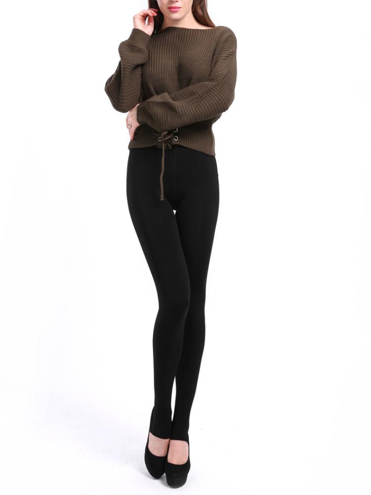 Winter Leggings Für Frauen Warme Leggins Einfarbig Samt Leggins Hohe Taille Leggings Stretchy Leggings dropshipping