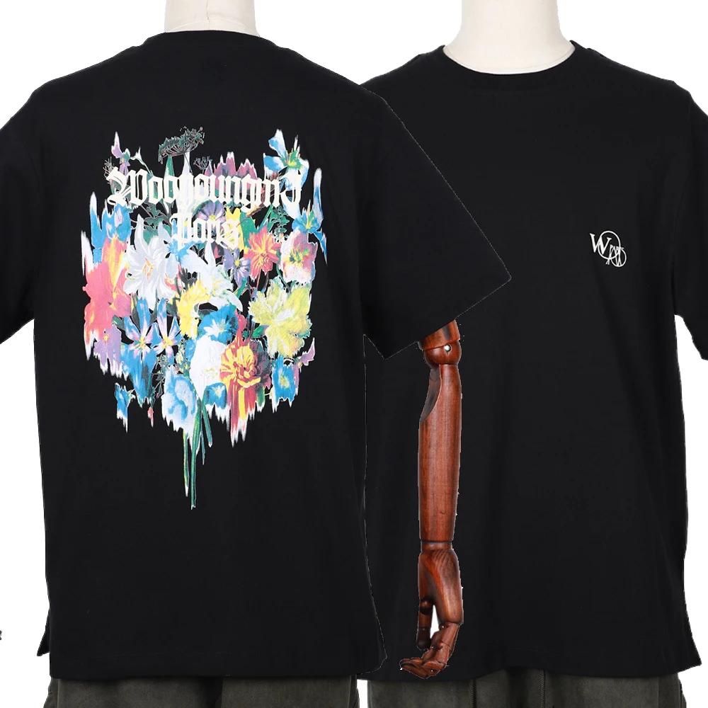 Summer UnisexCotton Korean Brand T Shirt Designer Tee Print Short Sleeve Tshirt Oversized Luxury Top T-Shirt Trend Clothes