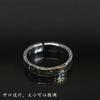 Adjustable Open Ring Men Women Geometric Vintage Gold-Tone Plated Finger Minimalist Unisex Jewelry
