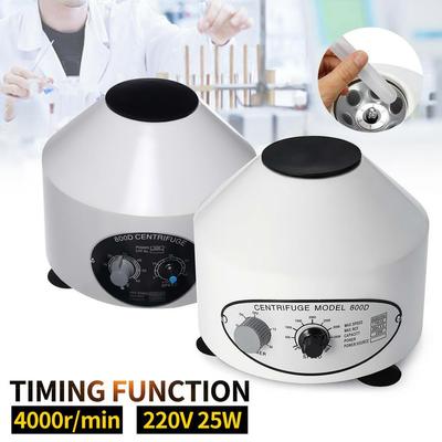 50W Electric Centrifuge Machine Desktop Lab Centrifuge Lower-speed Centrifugal Machine Timing Bubble Removal Serum Separate