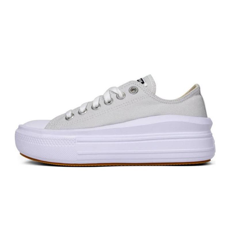 Converse  Chuck Taylor All Star Move Platform Low Barely Grey Women Sneakers White Black A13500C