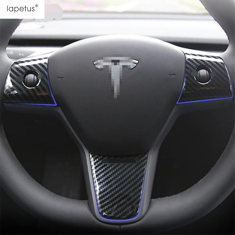 Lenkrad Air Read Licht Türschloss Sitzverstellpanel Abdeckung Zierleiste Innenraumzubehör Für Tesla Model 3 Model Y - 2024