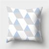 Grey Blue Pillowcase Geometric Cushion Cover Peach Skin Cushion Sofa Cushion Cushion Pillowcase Home Decor Pillowcase