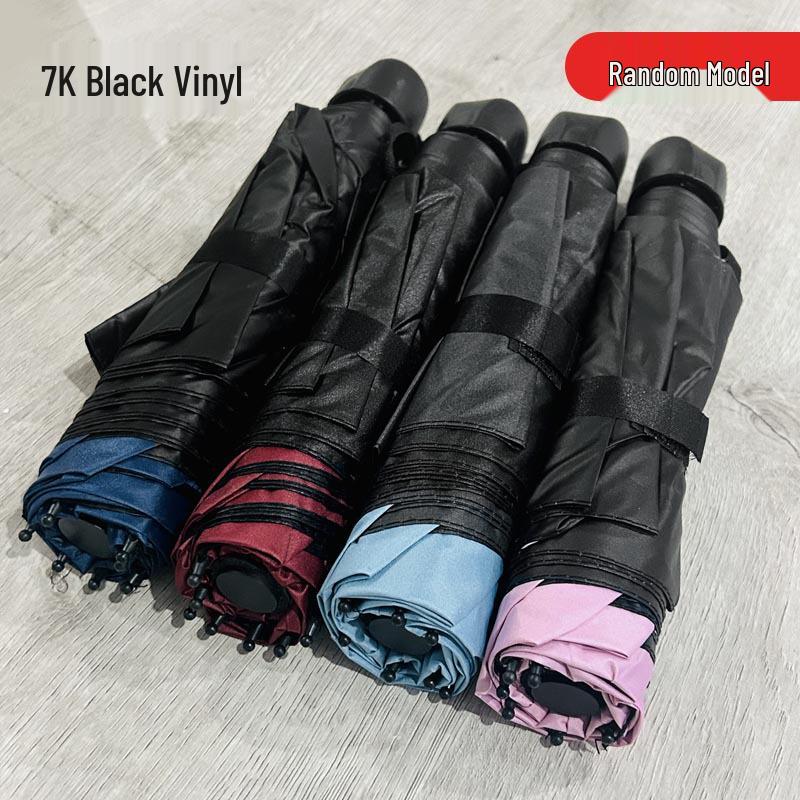 

Extra Large Automatic Folding Umbrella - Sun & Rain Protection with Black Glue Sunscreen