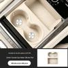 -Compatible with 26 AITO M9 Models: Central Control Cup Holder Tray & Protective Pad for Car Interior.