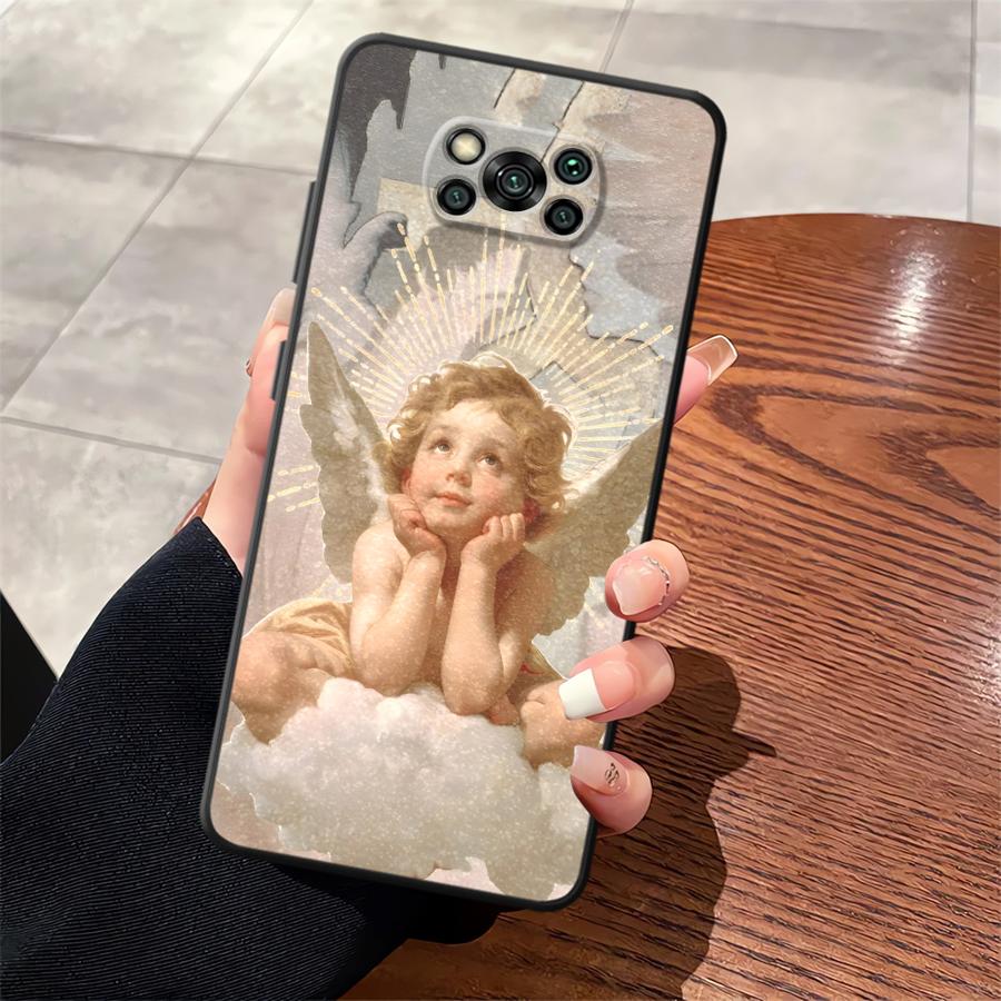 

Милый ангел Чехол для телефона для Xiaomi Poco F8 C71 C61 C50 M3 M4 M7 F3 M5 F1 X3 X4 X5 X7 Pro C75 Poco M5s