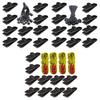 10 Stück Outdoor Plane Clip Schwerlast Lock Grip Camping Zelt Befestigungsclip Halter Poolüberdachung Markise Abdeckung Schattiernetz Bungee-Kordel Befestigungsklammer