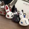 Portachiavi Peluche Coniglio Scuro Creativo: Ciondolo Animale Carino Regalo