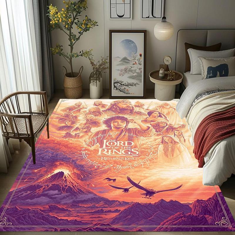 Middle-earth's Epic Saga carpet Living room and bedroom mats Suitable for all seasons Bathroom mat Art Protective pad