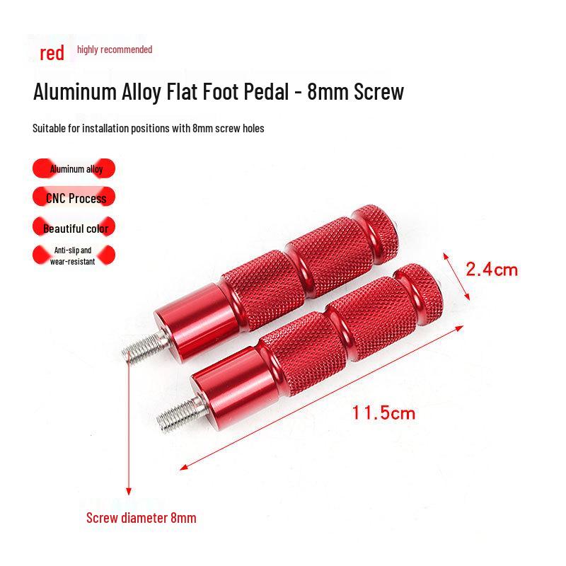 Diama New Standard Electric Bicycle Pedals & Footrests for Battery Car Modification