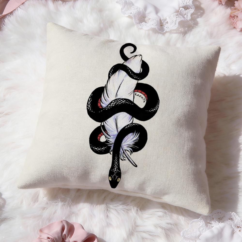 Tv G-Good Omens Cushion Cover Premium Comfort Reversible Pillow Cove -Two in One Design for Any Room & Car Interior