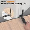 Multi-function Scribing Tool Portable Plastic Deep Hole DIY Woodworking Scribe Gauge Scriber Line Maker Measuring Tool