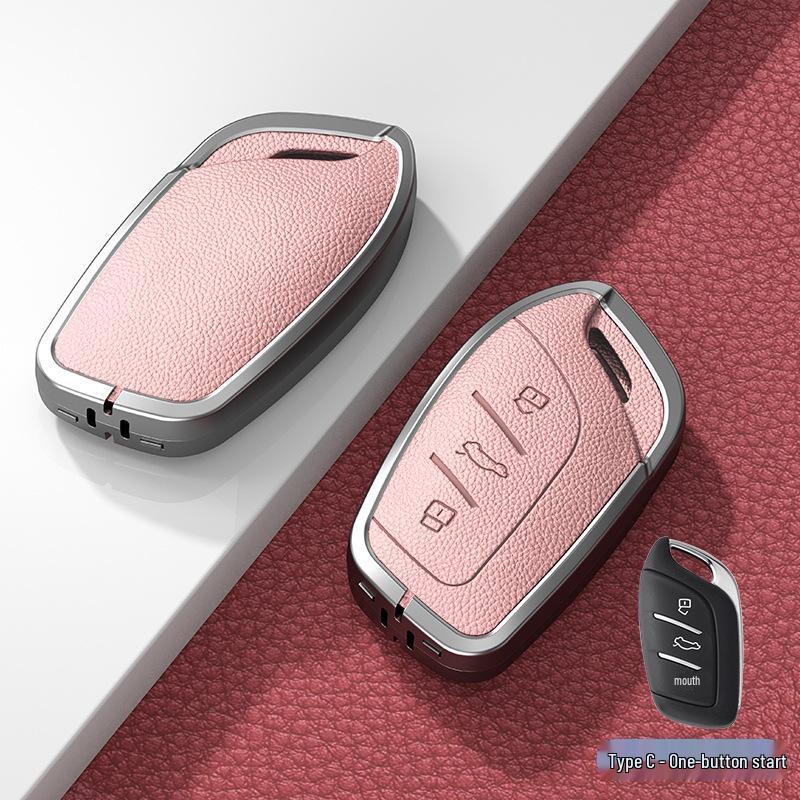 Compatible Key Cover for Roewe RX5 Max/ RX5/ RX3/ I5/ I6 Plus/ New 350/360 - Unisex Design.