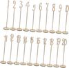 Popular Wooden Wedding Table Numbers 1-10 Ornaments