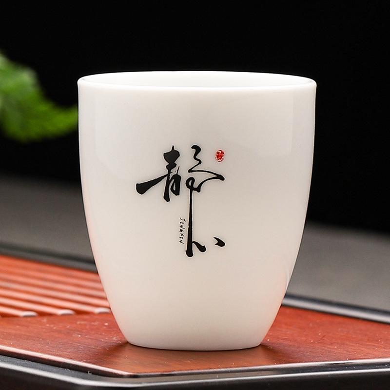 Kung Fu Ceramics Tea Cup Travel Meditation Cup Portable Personal Single Cup Tea Chinese House Drinking Teaware Accessories New
