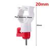 Automatic Chicken Water Nipple Drinker Bird Coop Feeder Chicken Red Waterer Hanging Cup Poultry Farm Drinker Poultry Tools 5 Pcs