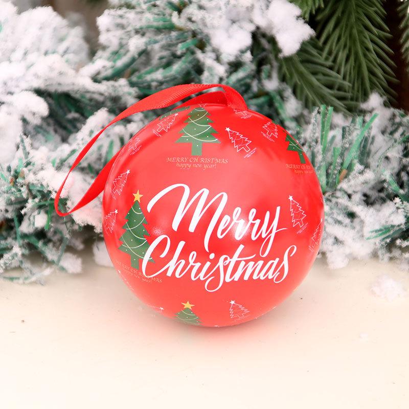 Christmas Tree Ornaments: Candy Jar & Balls Gift Set