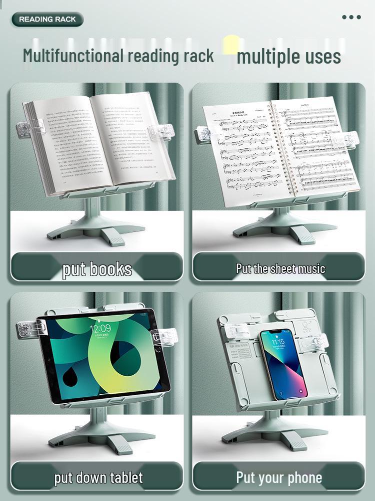Adjustable Multifunctional Reading Stand & Bookshelf for Students