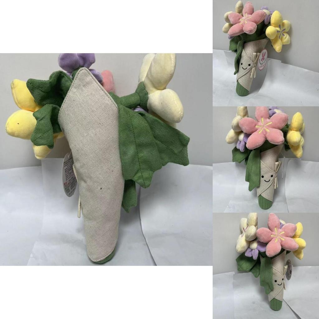Adorable Floral Plushie Doll Soft Short Plush Stuffed Toy Figurine 16 Inches
