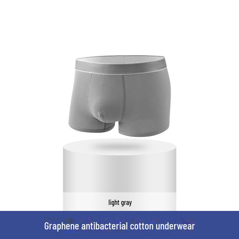 Xinjiang Men's Antibacterial Seamless Cotton Boxer Briefs