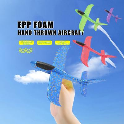 Avión planeador de espuma para lanzar, juguete de avión, modelo de avión de mano