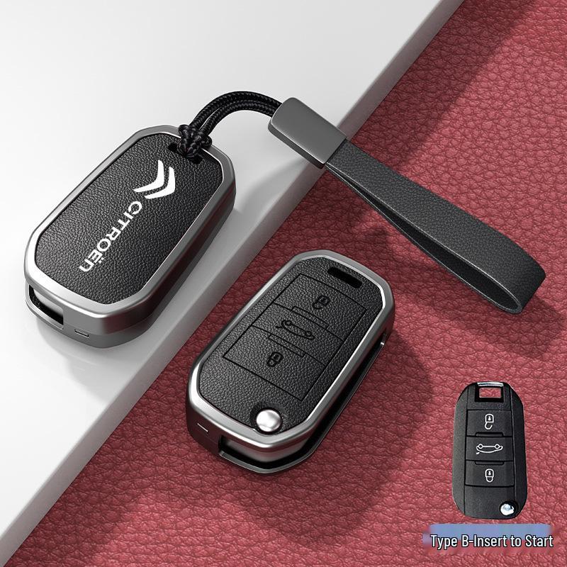 Car Key Cover & Buckle for Citroen C3XR, C4L, Tianyi, C5, C4 Sega, Elysee, C6 Models