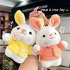Keychain Cute Rabbit Cartoon Plush Key Ring Girls Backpack Decoration Pendant